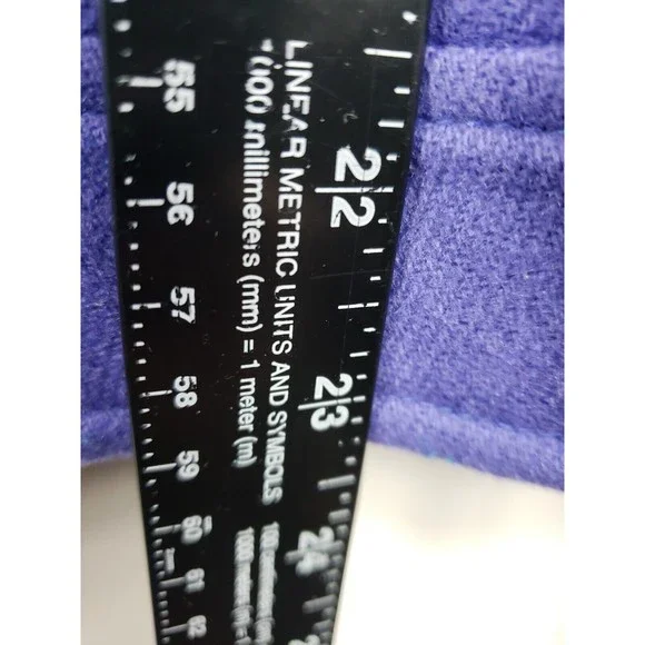 JG Hook Jacket Women's Size 14 Purple Wool Lined Long Sleeve Cropped flaw - Picture 4 of 9